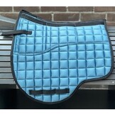 Velvet pad pony with inlays