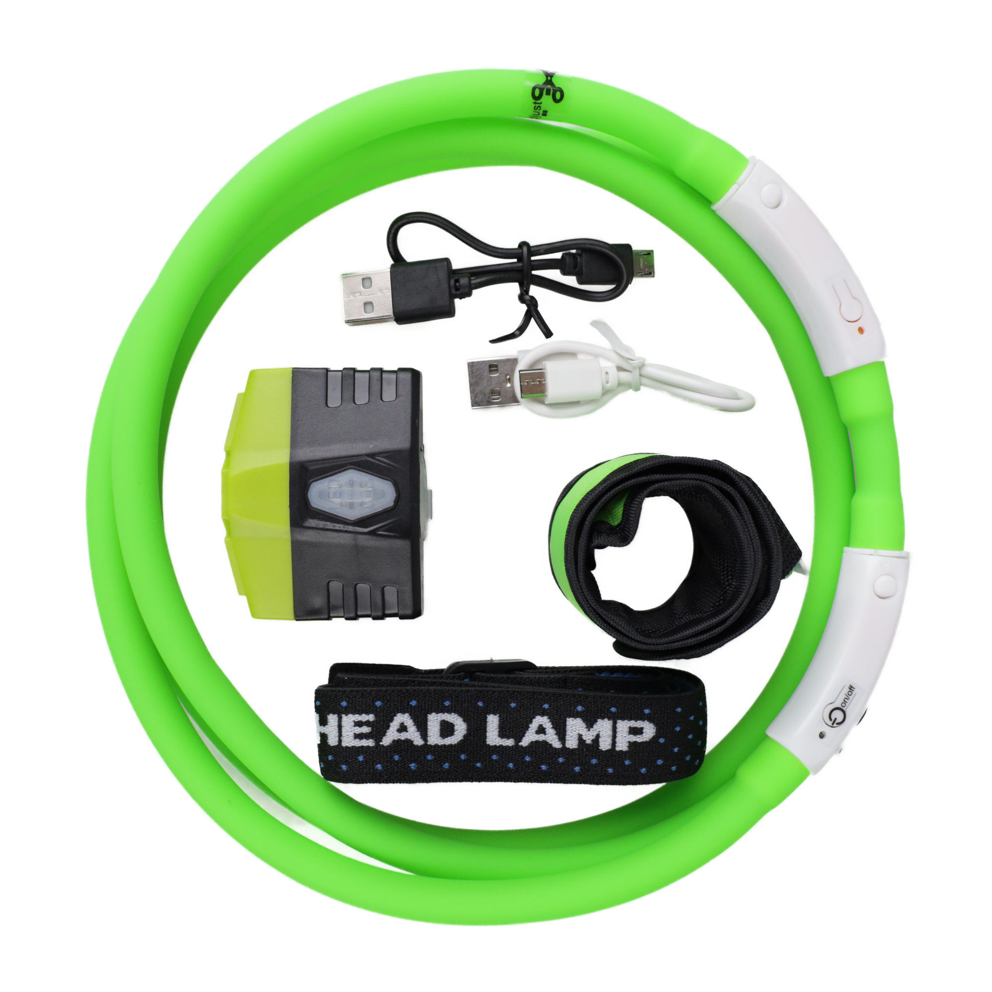 LED lighting set horse riding 3 pieces