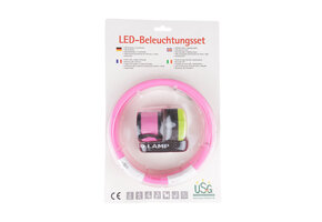 LED lighting set horse riding