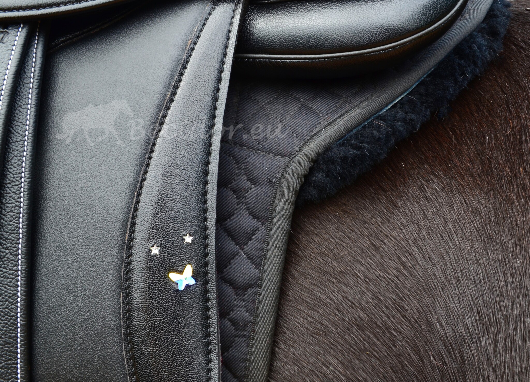 Tudor Child Soft Three dressage saddle synthetic leather