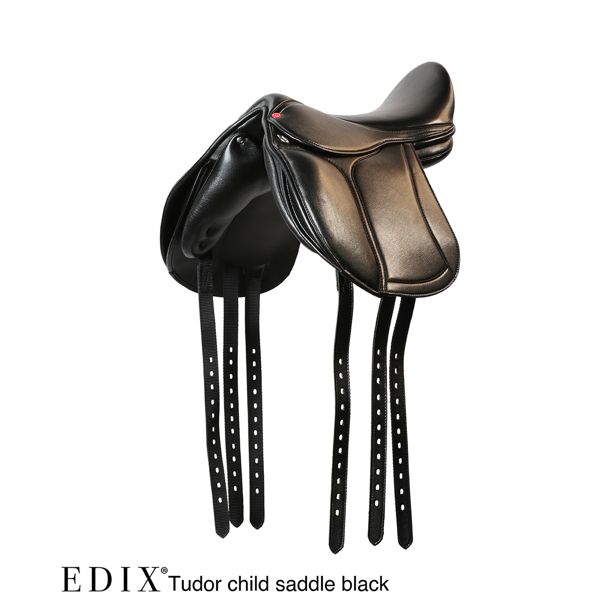 Tudor Child Soft Three dressuurzadel leer