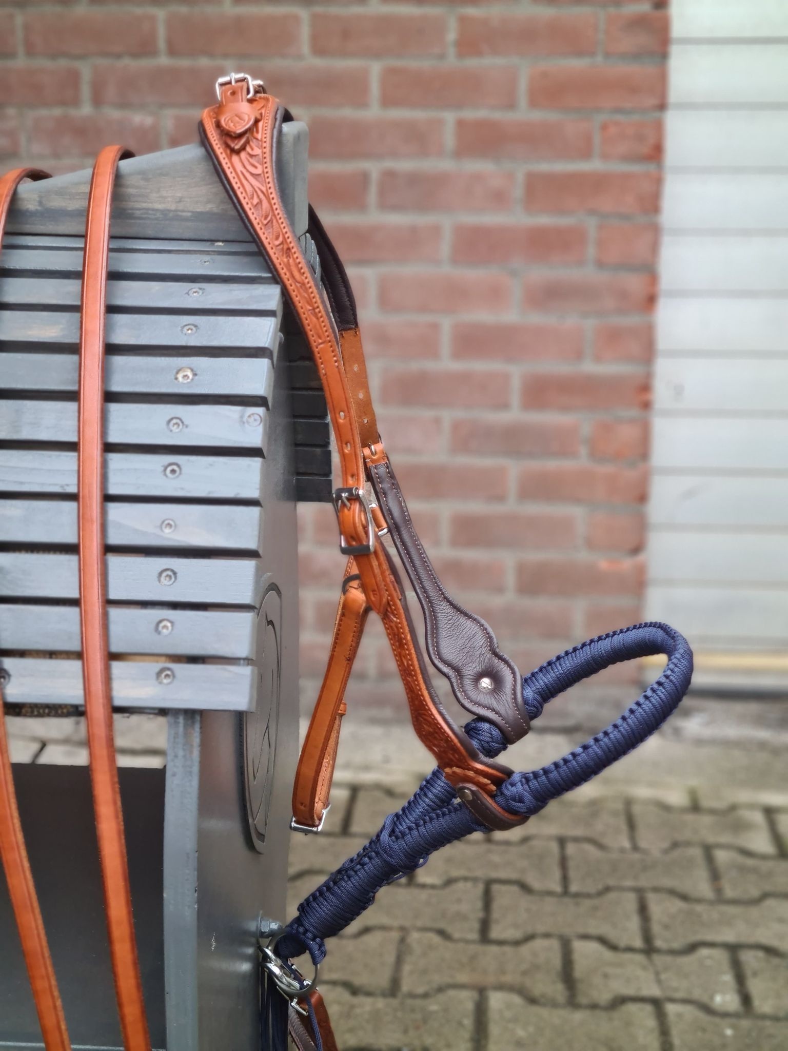 Rose kopstuk western hoofdstel