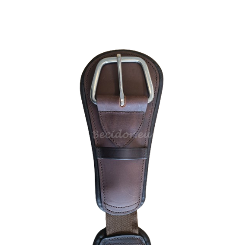 Anatomic girth Western leather