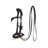 Glory sidepull bitless bridle leather