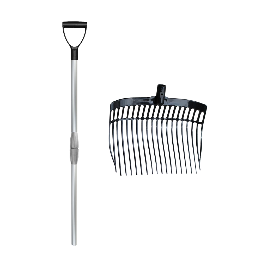 Manure fork with handle made in Sweden