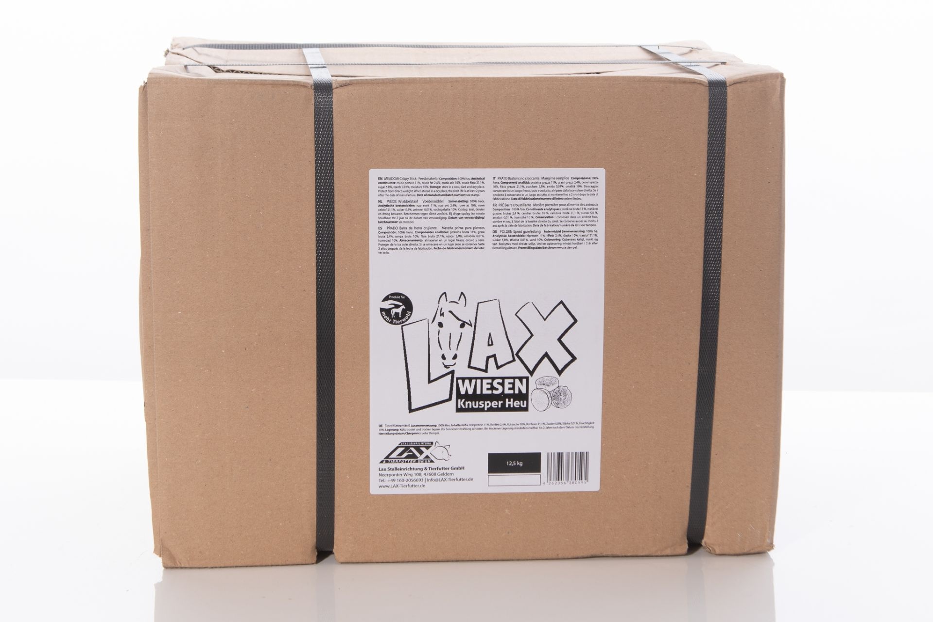 Weide knabbelvlokken hooi 12,5kg