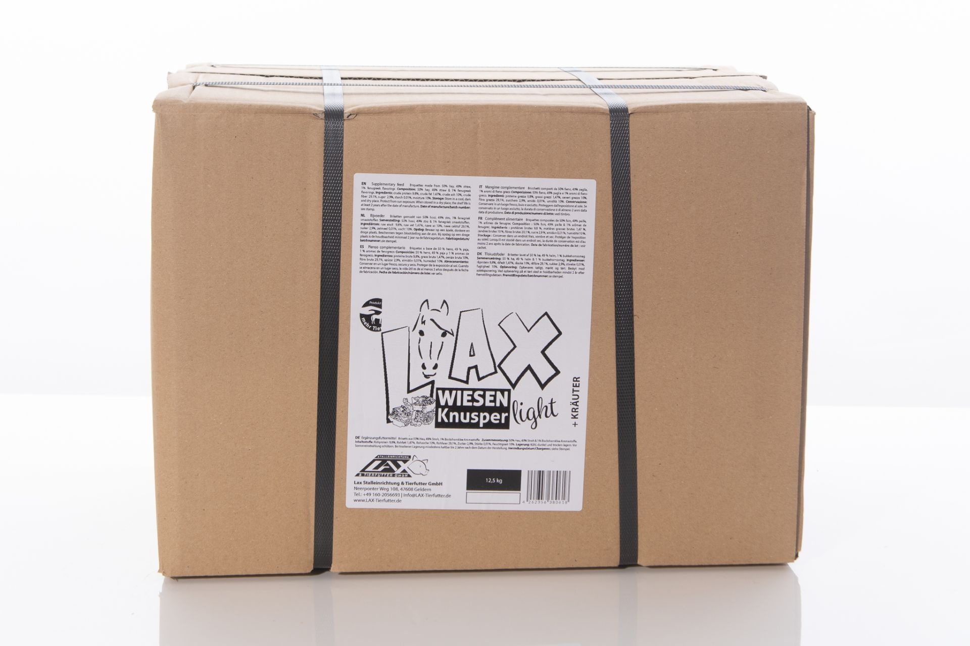 Weide knabbelvlokken light 12,5kg