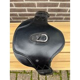 Tweedekans dressuursingel met buikflap zwart