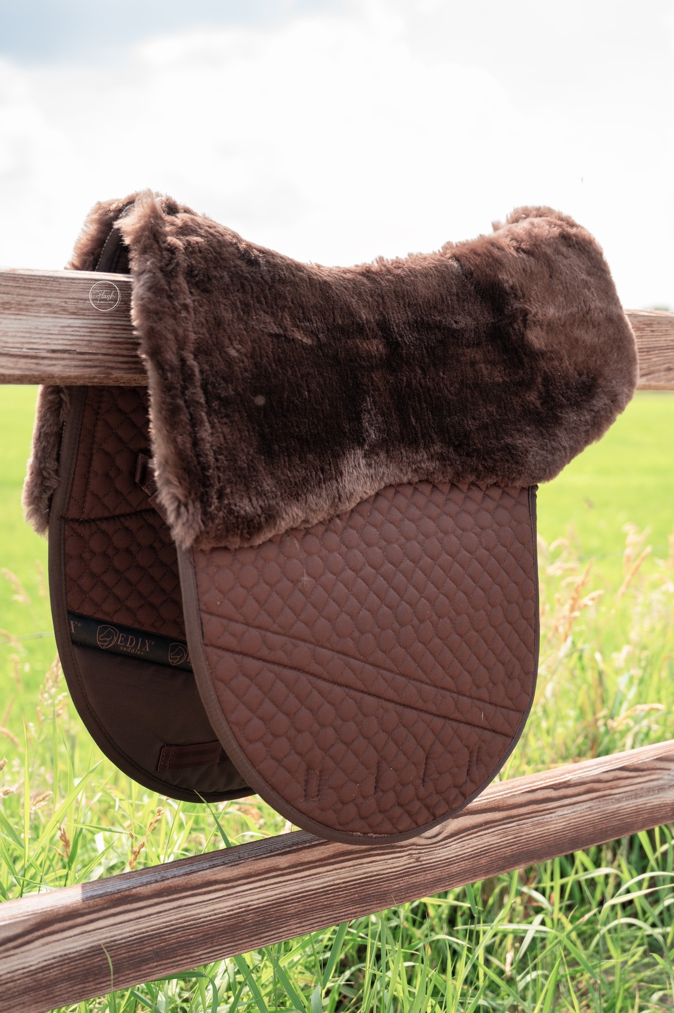 Lammfelle pad DR mit Einlagen Sattelform Merino