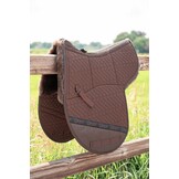 Sheep skin pad DR with inlays saddlle shape merino