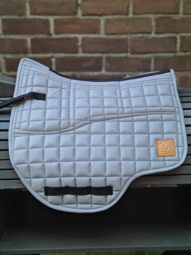 Glitter DR saddle pad with inlays correction Wave