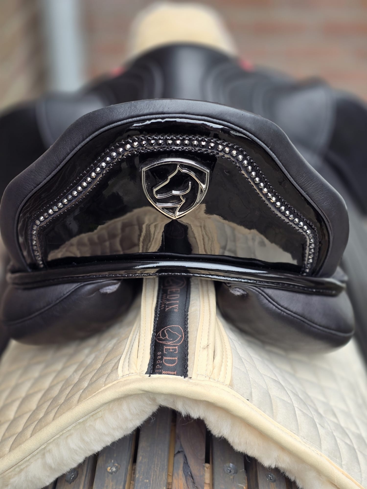 Velvet DR lamsvel pad met inlages merino