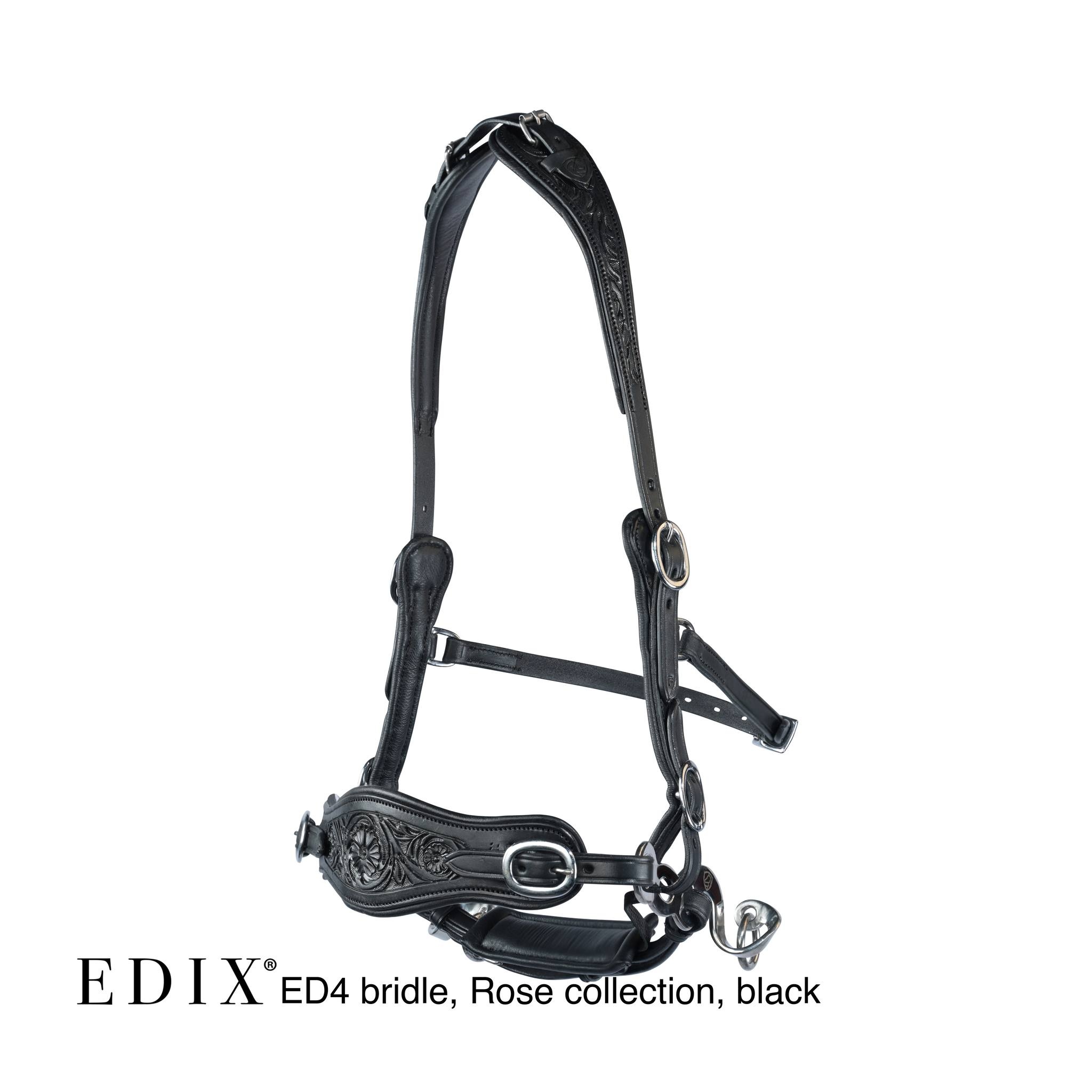 Hackamore bridle ED4-Rose