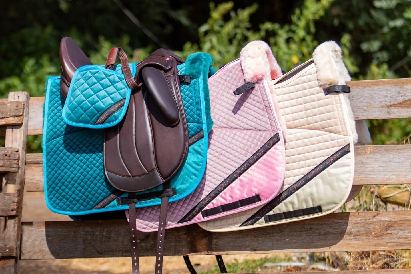 Velvet DR lamsvel pad met inlages merino