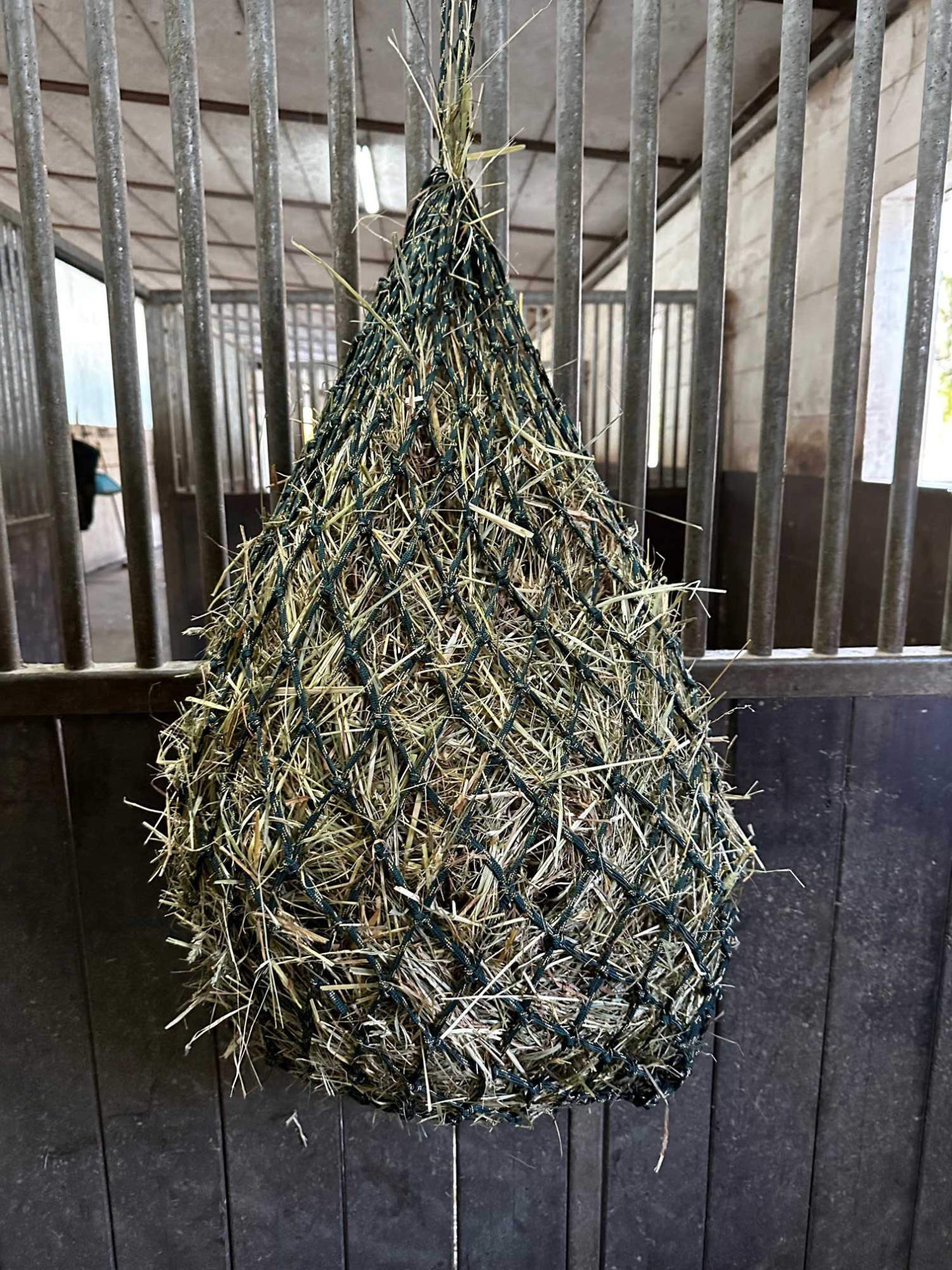 Hay net green glitter 5x5cm