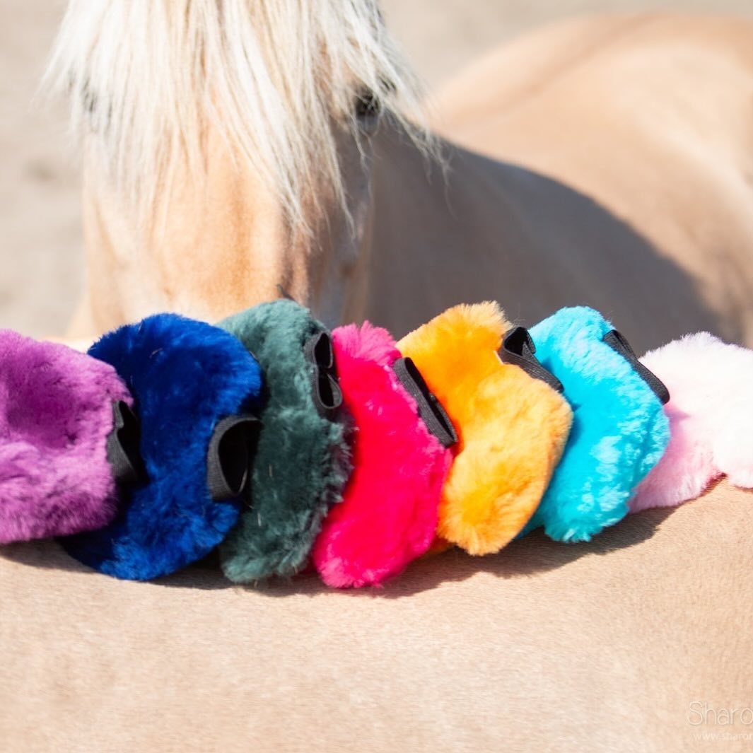 Polishing glove Merino fur