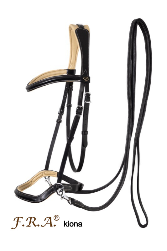 Bitlooshoofdstel sidepull Kiona inclusief teugel