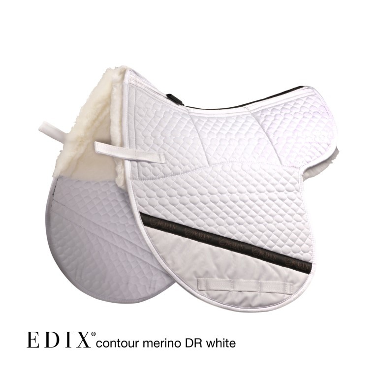 Lamsvel pad DR met inlages zadelvormig merino