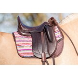 Brightstar dressuur pad met inlages lamsvel