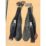 Gebrauchte schwarze Westernfender 75cm mit punzierung