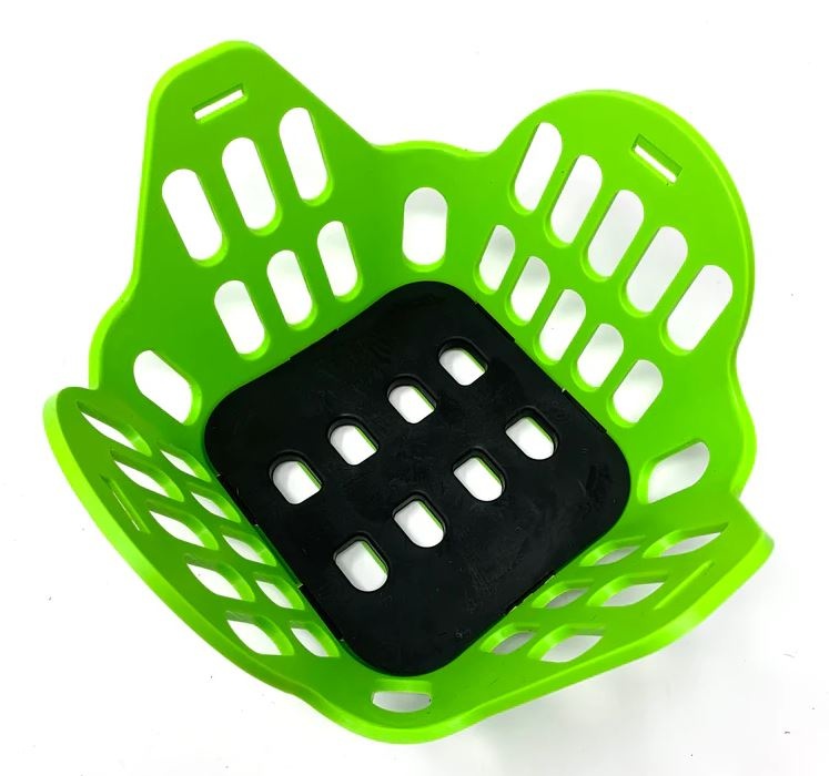 Insert plate muzzle tooth protection