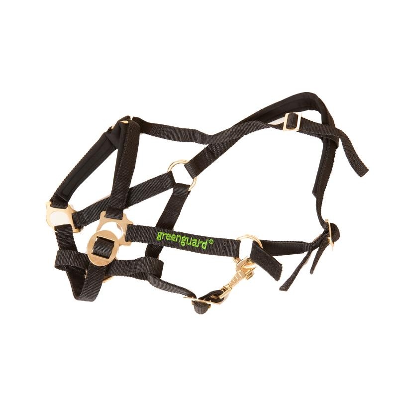 Halter Velcro closure black for muzzle
