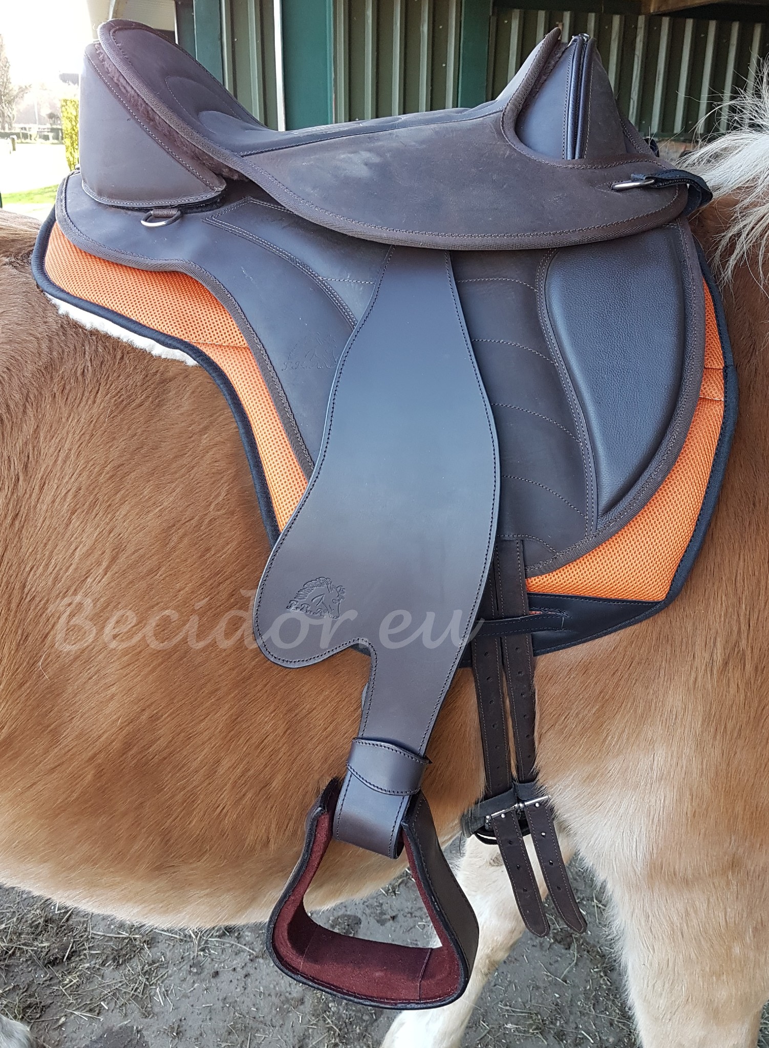 Testzadel Courville leder maat S