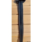 Tweedekans Flexi beugelriemen 125cm inclusief beugelriemhoesjes zwart