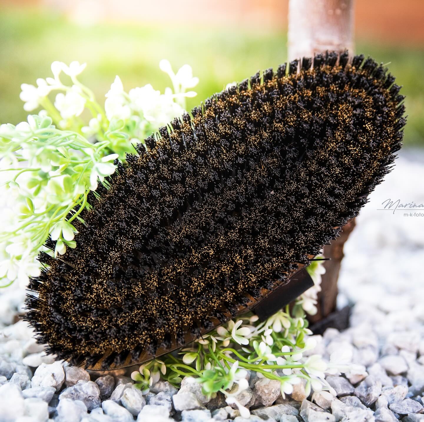 feste Bürste Mustang für den Fell des Pferdes