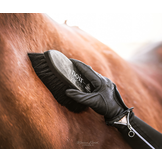 Fellbürste Noir aus Pferdehaaren hergestellt