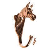 Pferdekopf Halfter-Haken Messing oder Kupfer