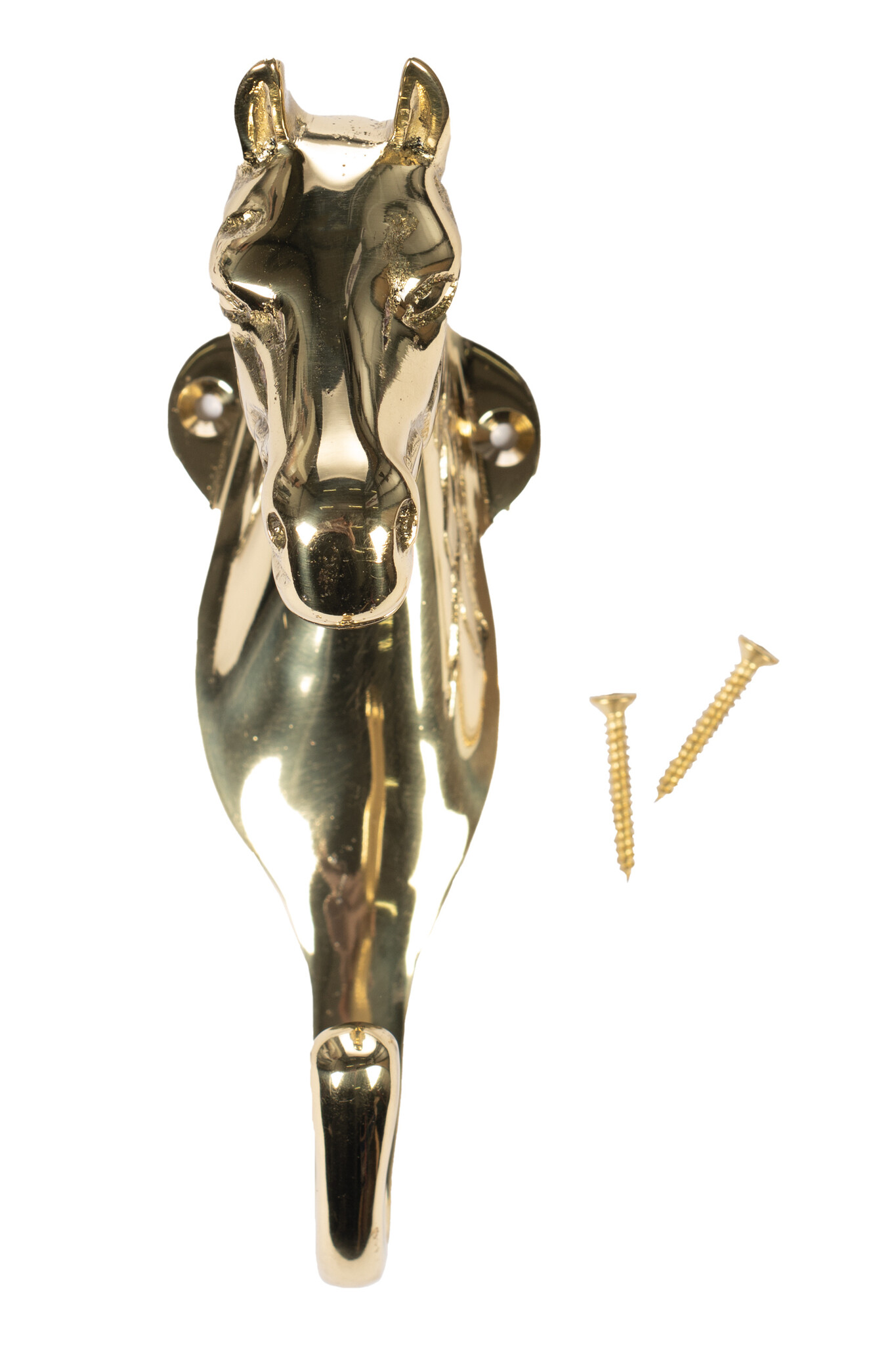 Pferdekopf Halfter-Haken Messing oder Kupfer