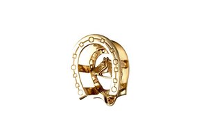 Bridle hook horse shoe and horse head