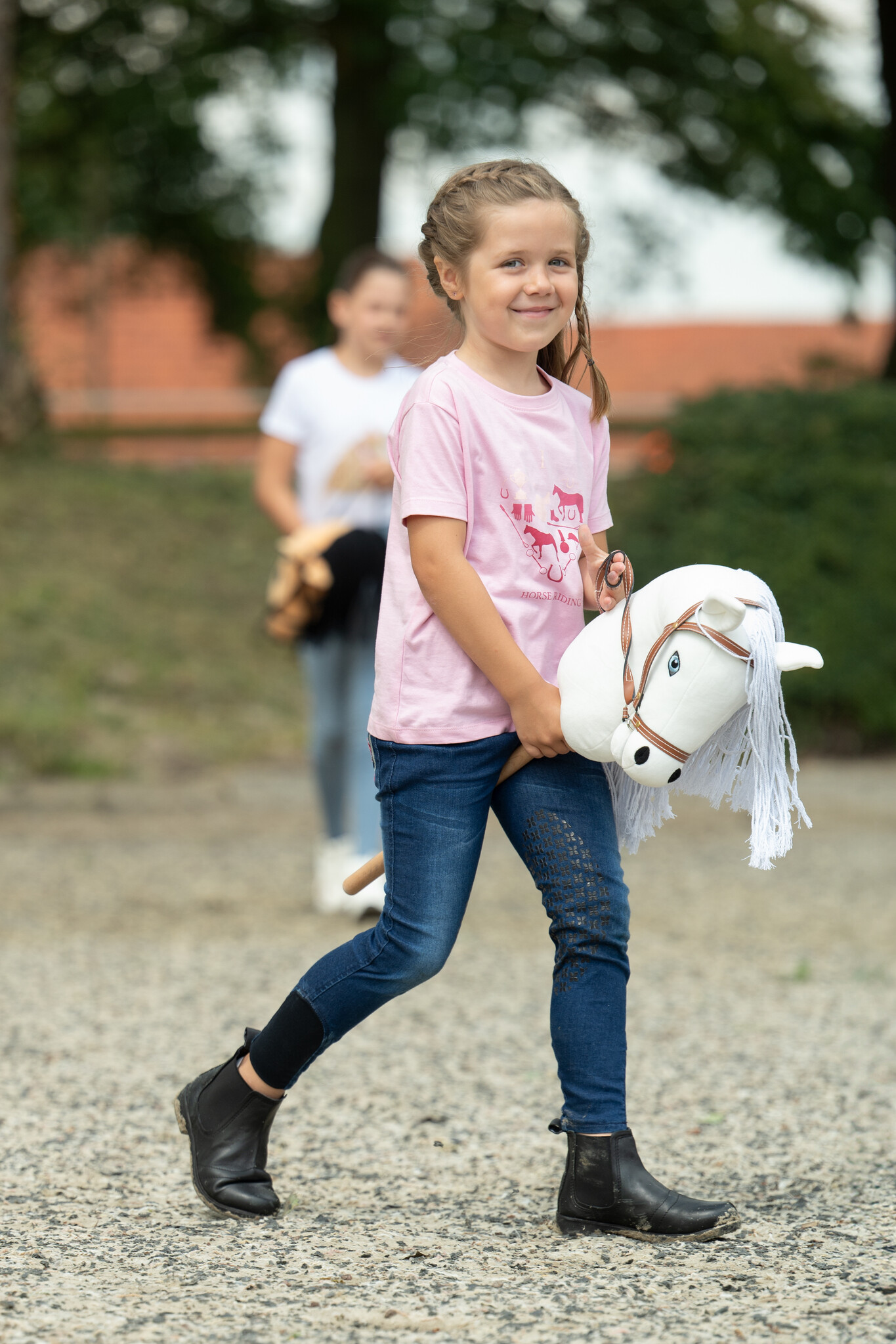 Hobby horse mini met hoofdstel