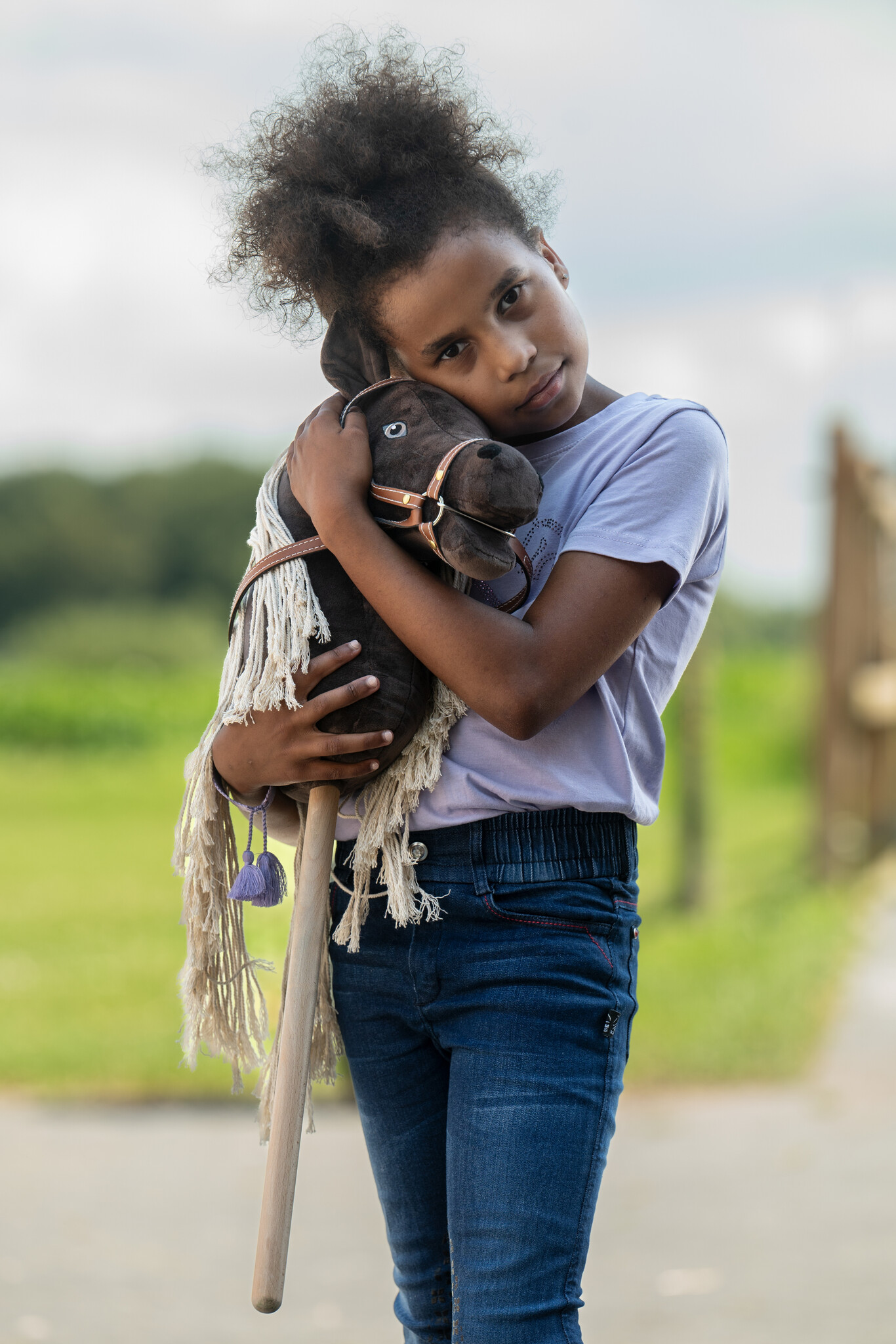 Hobby horse mini met hoofdstel