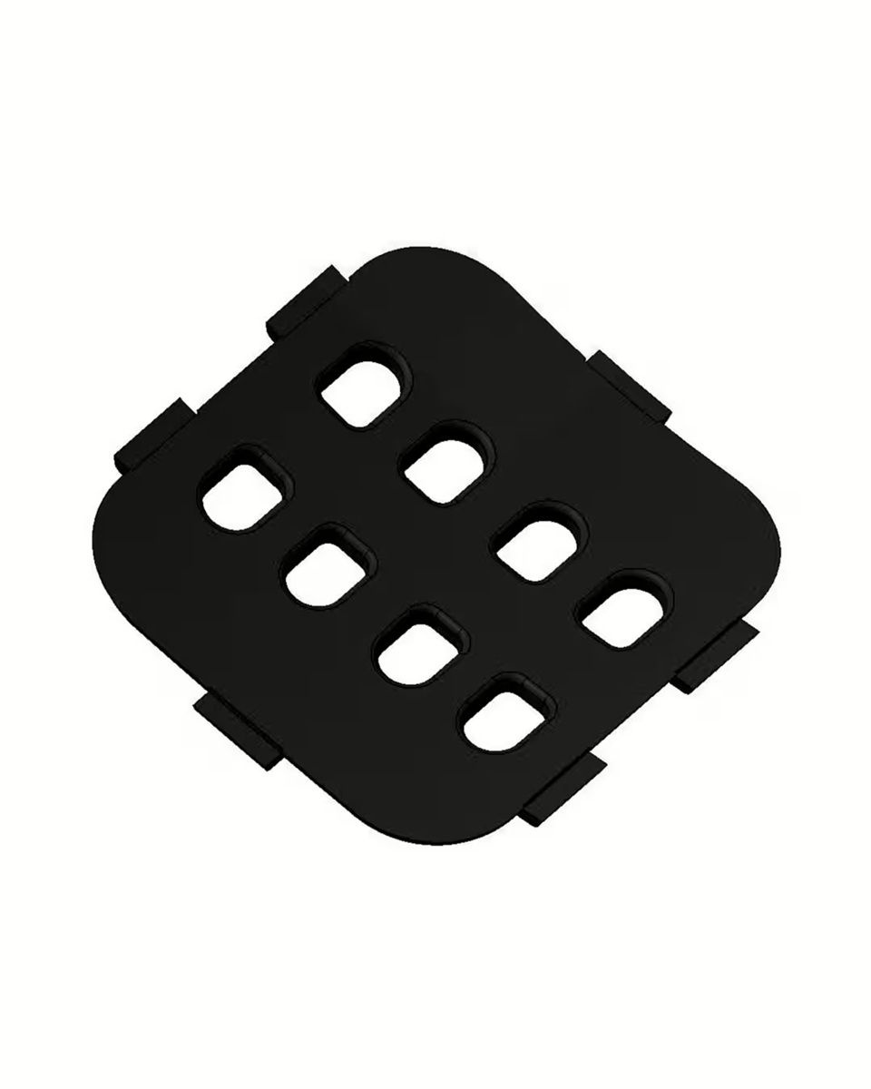 Insert plate muzzle tooth protection