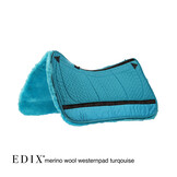 Lambskin western pad with inserts soft