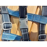 Tweedehands Anam Cara hondentuigje M donkerblauw zwartgrijs