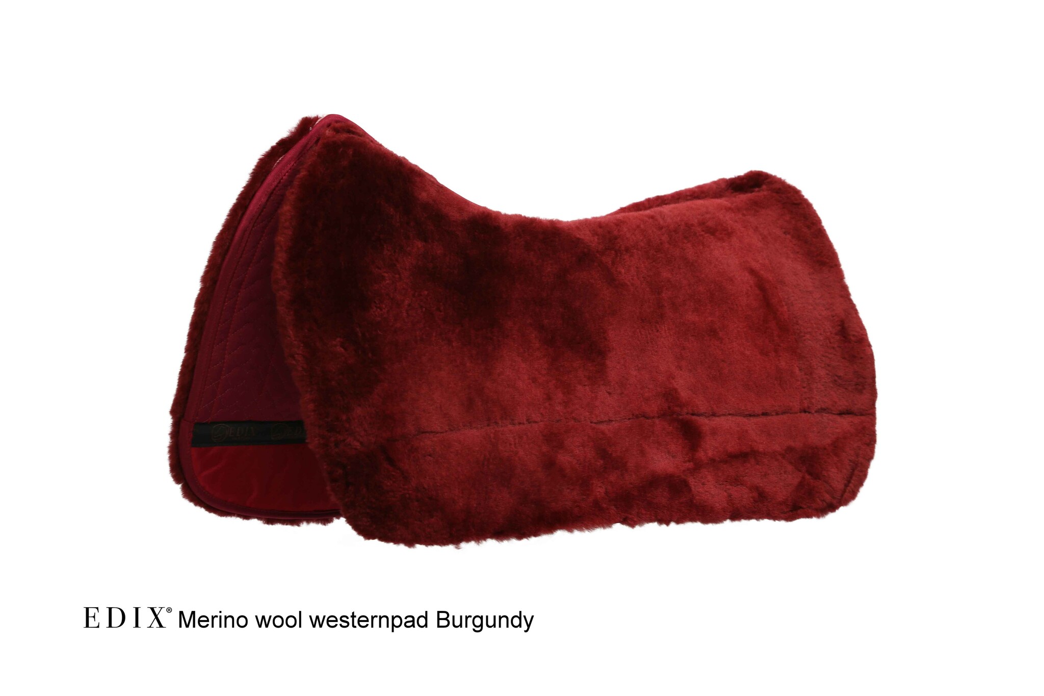 Lambskin western pad with inserts soft