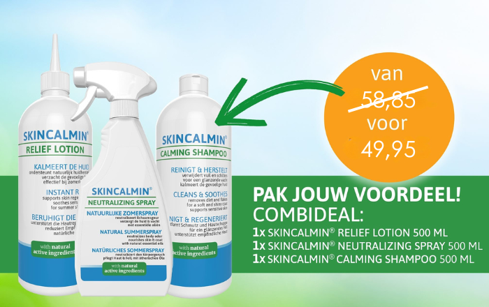 Vorteilsset mit dem Neutralizing Spray, der Relief Lotion und dem Healing Shampoo