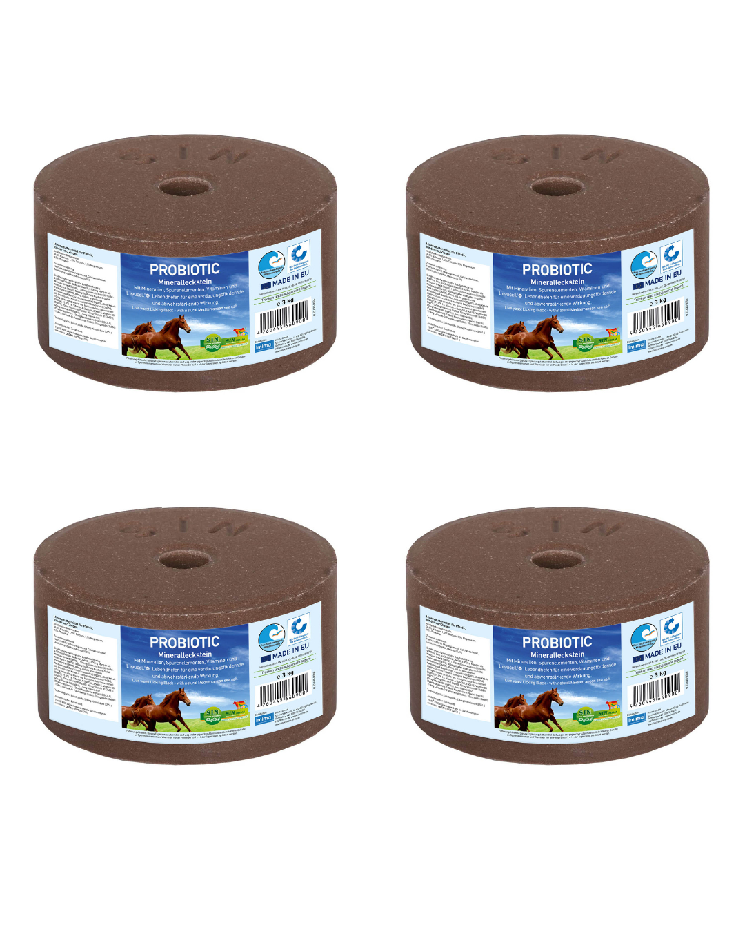 Liksteen Probiotica -Hi-Yeast for horses 3kg voordeelpakket 4 stuks