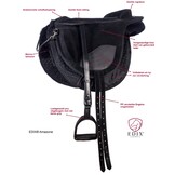 Amazone barebackpad suède