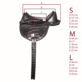 Vika treeless saddle vegan