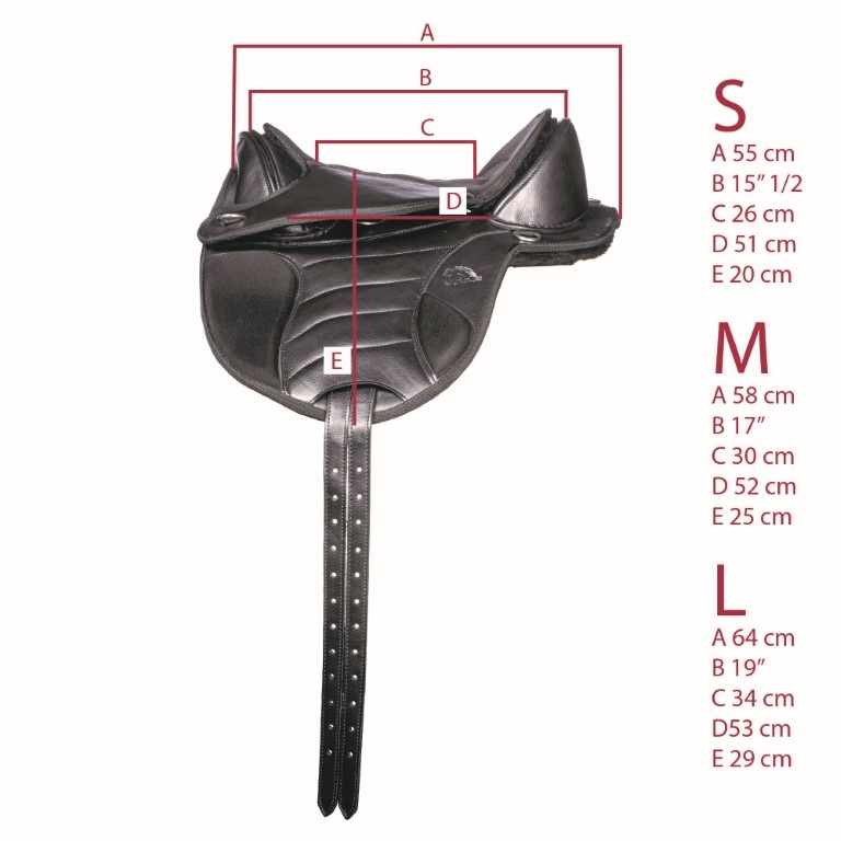 Vika treeless saddle vegan