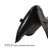 Uni halfpad met inlages katoen