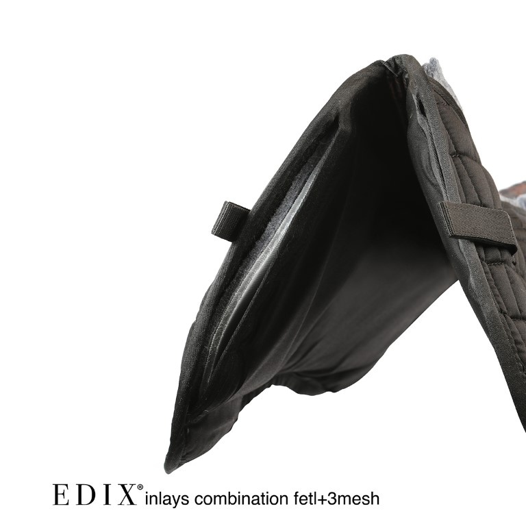 Uni halfpad met inlages katoen