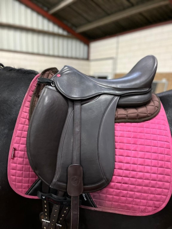 Uni halfpad met inlages katoen