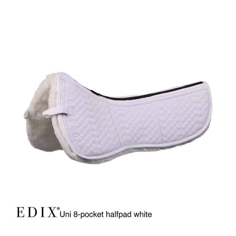 Uni halfpad merino met inlages