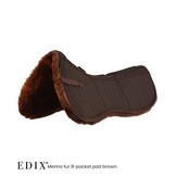 Uni halfpad merino met inlages