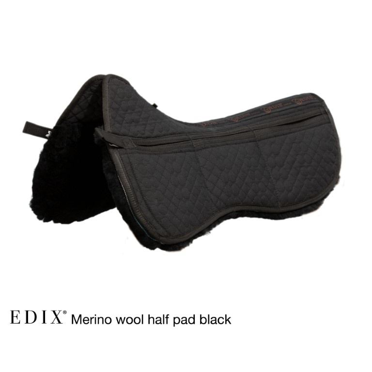 Uni halfpad merino met inlages